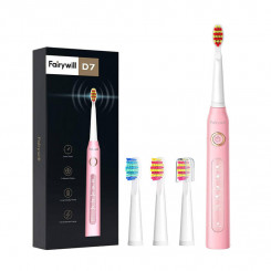 FairyWill 507 sonic toothbrush with head set (pink)