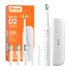 Bitvae D2 Sonic Toothbrush with Head Set and Case (White)