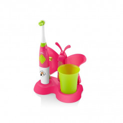 ETA Toothbrush with water cup and holder Sonetic  ETA129490070 Battery operated For kids Number of brush heads included 2 Number of teeth brushing modes 2 Pink