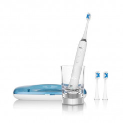 Зубная щетка ETA Sonetic ETA570790000 Перезаряжаемая Для взрослых Количество насадок в комплекте 3 Количество режимов чистки зубов 4 Технология Sonic Белый