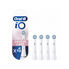 Oral-B Toothbrush replacement iO Gentle Care Heads For adults Number of brush heads included 4 Number of teeth brushing modes Does not apply White