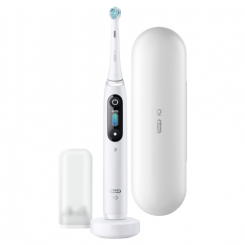 Oral-B Electric Toothbrush iO8 Series Rechargeable For adults Number of brush heads included 1 Number of teeth brushing modes 6 White Alabaster
