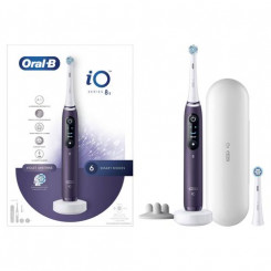 Oral-B iO 8S Вибрационная зубная щетка для взрослых Фиолетовый, Белый