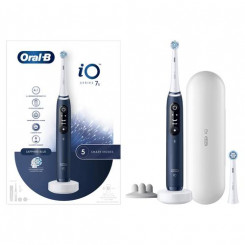 Oral-B iO 7S Осциллирующая зубная щетка для взрослых Синий, Белый