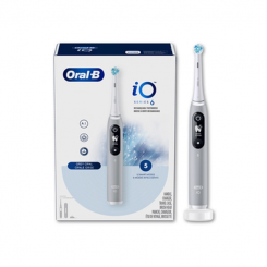 Зубная щетка Oral-B серии iO 6 Перезаряжаемая Для взрослых Количество насадок в комплекте 1 Количество режимов чистки зубов 5 Серый опал