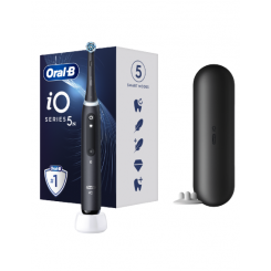 Электрическая зубная щетка Oral-B iO5 Аккумуляторная Для взрослых Количество насадок в комплекте 1 Матовый черный Количество режимов чистки зубов 5