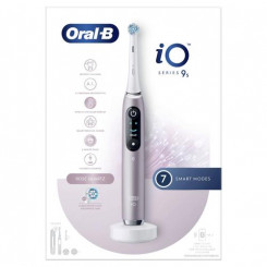 Oral-B iO 9S Adult Rotating-oscillating toothbrush Pink, White