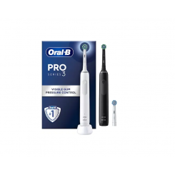 Electric Toothbrush   Pro3 3900N   Rechargeable   For adults   Number of brush heads included 3   Number of teeth brushing modes 3   White / Black