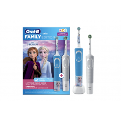 Электрическая зубная щетка D100 Kids Frozen + Vitality Pro D103 Аккумуляторная Для взрослых и детей Количество насадок в комплекте 2 Количество режимов чистки зубов 3