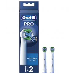 Набор щеток Oral-B Precision Clean EB20RX-2 Насадки Для взрослых Количество насадок в комплекте 2 Белые