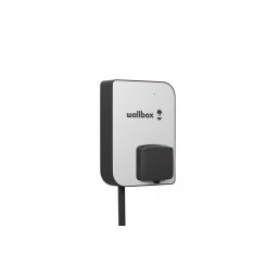 Wallbox Copper SB Electric Vehicle Charger, Type 2 Socket Wi-Fi, Ethernet, Bluetooth Grey
