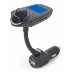 Gembird Bluetooth car kit with FM-radio transmitter Black
