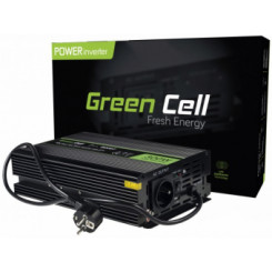 Power converter Green Cell 12V to 230V 300W/ 600W Pure Sine wave