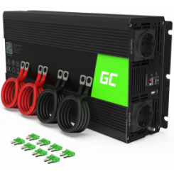Green Cell Car Power Inverter Converter 12V to 230V 3000W/ 6000W