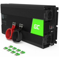 Power converter Green Cell 12V to 230V 1500W/ 3000W Modified Sine Wave