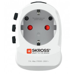 Skross 1.302462 power plug adapter Universal White