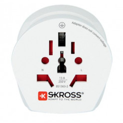 Skross 1.500202-E power plug adapter Type F White