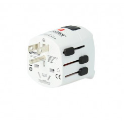 Skross Pro Light power plug adapter Universal Black, White