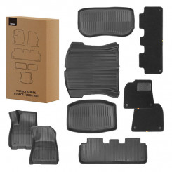 Car mats for Tesla model 3 Baseus T-Space 9 pieces (black velvet)