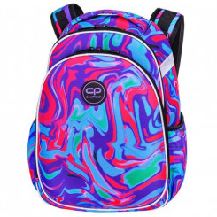CoolPack D015337 backpack School backpack Blue, Green, Pink, Purple, Violet Polyester