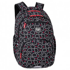 Рюкзак CoolPack F099709 Школьный рюкзак Черный, Красный, Белый Полиэстер
