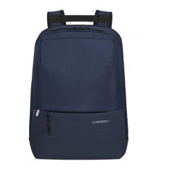 Samsonite Stackd Biz backpack Casual backpack Blue Polyurethane, Polyester
