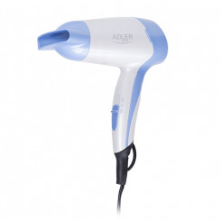 Adler Hair Dryer AD 2222	 1200 W Number of temperature settings 1 White/blue
