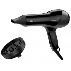 Braun Hair Dryer HD785 Satin Hair 7 SensoDryer 2000 W Number of temperature settings 4 Ionic function Diffuser nozzle Black
