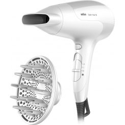 Braun   Hair Dryer   HD385   2000 W   Number of temperature settings 3   Ionic function   Diffuser nozzle   White
