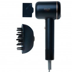 Adler Hair Dryer   AD 2270 SUPERSPEED   1600 W   Number of temperature settings 3   Ionic function   Diffuser nozzle   Black