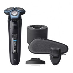 PHILIPS Shaver series 7000 Wet and Dry electric shaver S7783/59, Protective SkinGlide coating, SteelPrecision blades, Motion Control sensor, 360 D Flexing heads