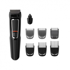 Philips 8-in-1 Face and Hair trimmer MG3730 / 15 Cordless Black