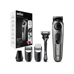 Braun Beard Trimmer BT5360 Cordless and corded Number of length steps 39 Black / Silver