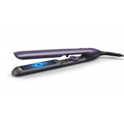Philips Hair Straitghtener BHS752 / 00 Warranty 24 month(s) Ceramic heating system Ionic function Display LED Temperature (max) 230 °C Number of heating levels 12 Metallic Dark Purple