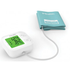 iHealth Track KN-550BT Weight 438 g White / Blue Automatic Calculation of blood pressure (systolic and diastolic), Calculation of heart rate 4 Wireless Bluetooth connection