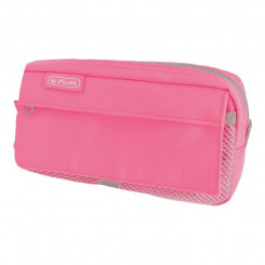 Herlitz pinal, 2 numbers and 2 pockets, neon pink