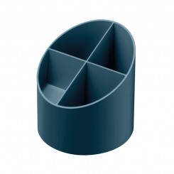 Herlitz pencil cup GREENline, round, dark blue