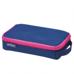 Herlitz pinal 2Go, with lid, blue/pink