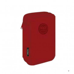 Рюкзак CoolPack, наполненный, на 2-х молниях - Jumper 2 RPET, красный