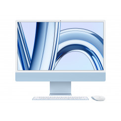 Apple iMac 24 дюйма, 4,5K Retina, процессор Apple M3 8C, графический процессор 10C/твердотельный накопитель 8 ГБ/256 ГБ/синий/швейцарский Apple