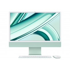 Apple iMac 24 дюйма, 4,5K Retina, процессор Apple M3 8C, графический процессор 10C/твердотельный накопитель 8 ГБ/256 ГБ/зеленый/шведский Apple