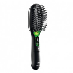 Braun BR710 Adult Paddle hairbrush Black, Green 1 pc(s)