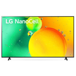 TV Set LG 75 4K/Smart 3840x2160 Wireless LAN Bluetooth Black 75NANO753QA