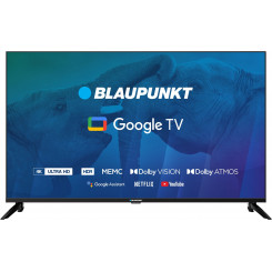 Телевизор 43 Blaupunkt 43UBG6000S 4K Ultra HD LED, GoogleTV, Dolby Atmos, Wi-Fi 2,4–5 ГГц, BT, черный
