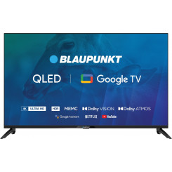 Телевизор 43 Blaupunkt 43QBG7000S 4K Ultra HD QLED, GoogleTV, Dolby Atmos, Wi-Fi 2,4-5 ГГц, BT,, черный
