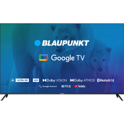 TV 65 Blaupunkt 65UBG6000S 4K Ultra HD LED, GoogleTV, Dolby Atmos, WiFi 2,4-5GHz, BT, must