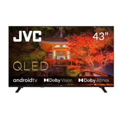 Teler JVC 43 4K / Smart QLED 3840x2160 Juhtmeta LAN Bluetooth Android TV LT-43VAQ330P
