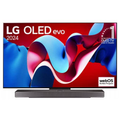 TV Set LG 55 OLED / 4K / Smart 3840x2160 Wireless LAN Bluetooth webOS Black OLED55C41LA
