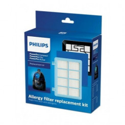 Philipsi asenduskomplekt FC8010/02, Allergy H13 filtri vahetuskomplekt, mis ühildub Philipsi PowerPro Compacti, PowerPro Active ja PowerPro City sarjadega