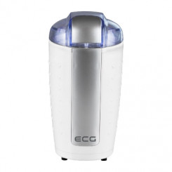ECG ECGKM110 Электрическая кофемолка, 200-250 Вт, Белый/серебристый